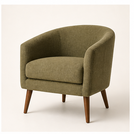 Olive accent chair product photo